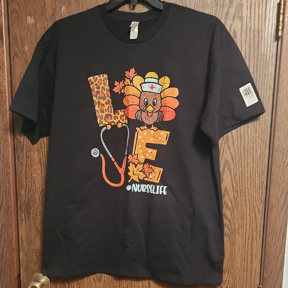 Black Relaxed Graphic Short Sleeve Tee